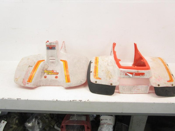 84 Suzuki LT 50 QuadRunner Front Rear Fenders 53111-04201-25G 1984-1985