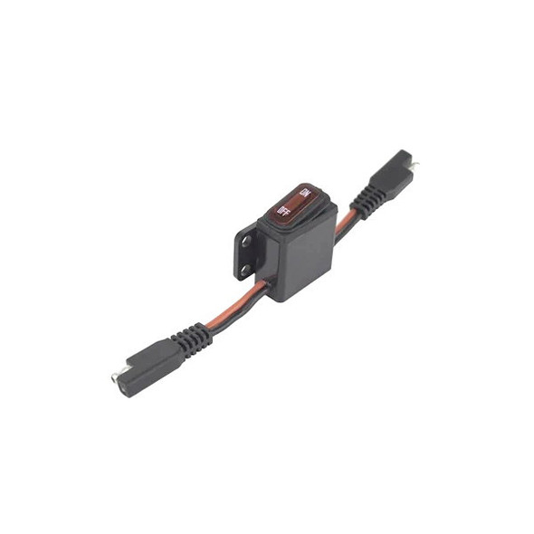 Bazooka LED Illuminated Inline Switch 16A 12V SAE Plug PR-ILS16