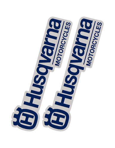 Factory Effex Husqvarna Universal Fork Swingarm Stickers Dark Blue 22-44600