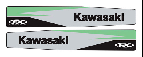 Factory Effex Swingarm Stickers 19-42110 for Kawasaki KX80-100 98-22