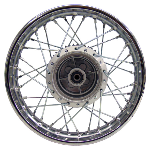 For Yamaha 02-Up TTR 125 TTR125 14" Rear Rim Wheel Assy Sprocket Oversize Spoke