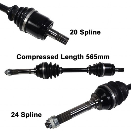 2017 for Kawasaki Mule SX KAF 400 ArmorTech HD Front Left or Right CV Axle Stock