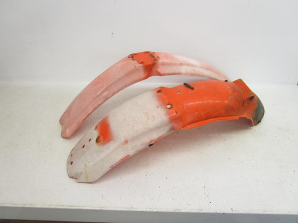 80 Kawasaki KL 250 A3 Front Rear Fenders 35001-1028-6H 1980