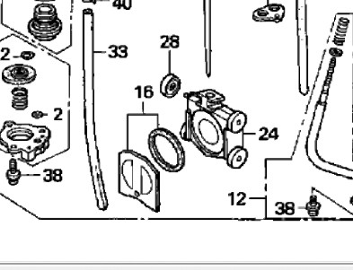 Genuine Keihin FCR FCR-MX MX Carb Carburetor Slide Plate Oring O-Ring Gasket