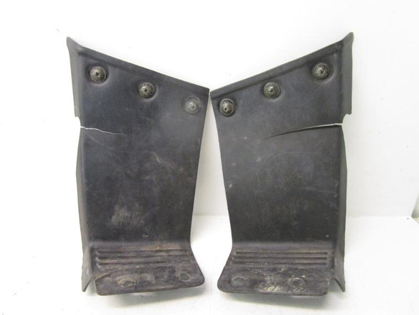 01 Suzuki LT80 OEM Left Right Mudflaps Heel Guard  63113-40B01-2911991-2006