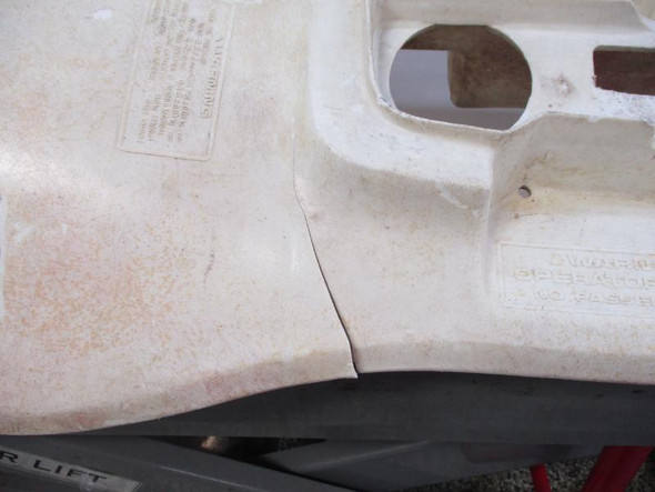 87 Honda TRX 125 Fourtrax OEM Rear Fender Plastics 80100-HC3-000ZA 1987