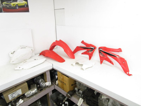 08 Honda CRF 450R 450 R Fenders Cyrca Powerflow Body Kit Side Plates Cover  2008