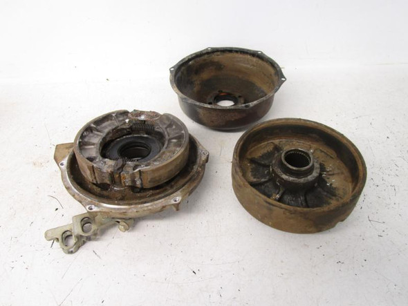08 Honda TRX 420 FM Rancher Rear Brake Plate 43010-HP5-600 2007-2013