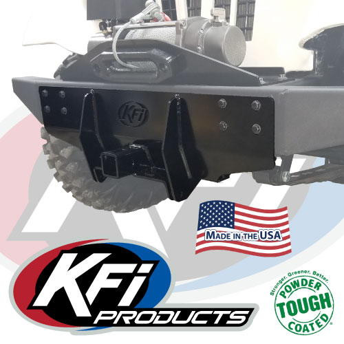 KFI Front Upper Receiver Hitch Plow Mount 106005 for Mahindra Roxor 2018-2024