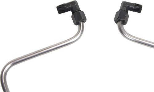 Black Stainless Steel Rocker Box Split Oil Line Old-Stf STFS66BK