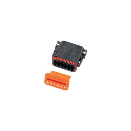 Black 12 Wire Deutsch Connector Plug with Wedgelock Namz DP-12B