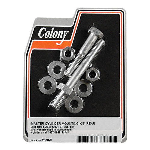 Rear Brake Master Cylinder Mounting Kit Colony 2638-8 replaces 42301-87