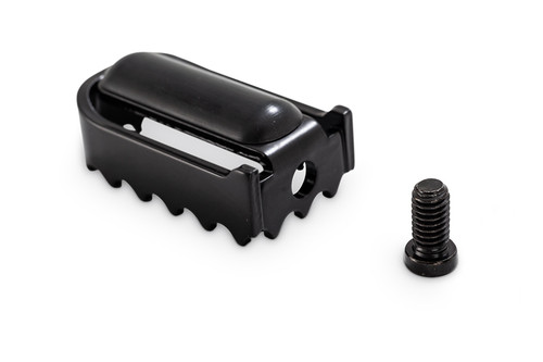 MX Style Toe Shift Peg 5 16in.-24 x 5 8in. Bolt Black Burly Brand B13-1107B
