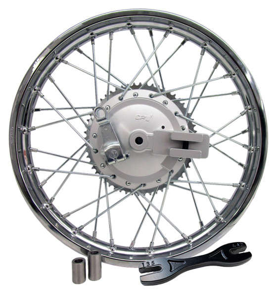 fits Suzuki 2003-up DRZ 125 16" Rear Rim Wheel Oversize Spokes Brakes & Sprocket