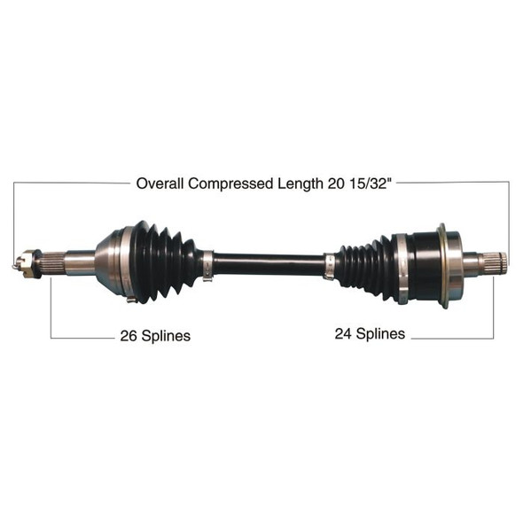 Tytaneum Rear Right HD CV Axle 813-0238