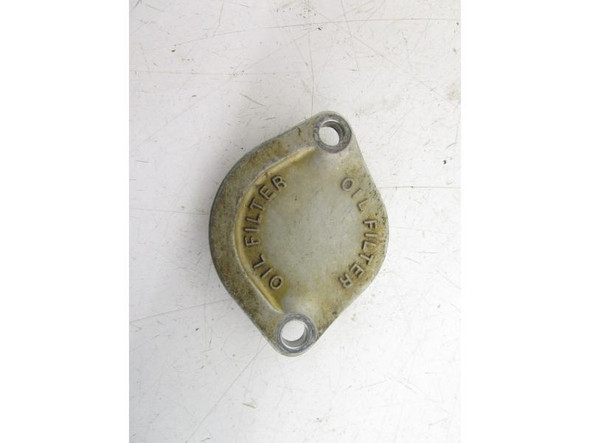 87 Honda TRX 125 Fourtrax OEM Oil Filter Cover 11333-HB6-000 1987-1988
