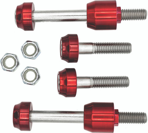 Red Stainless Steel Aluminum Way Kool Shock Mounts Santoro Fabworx SF40002