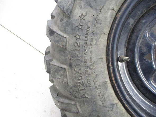 2014-2021 Polaris Rancher ETX 325 500 570 Rear Wheel Rim Tire 12x8.0 25/11-12