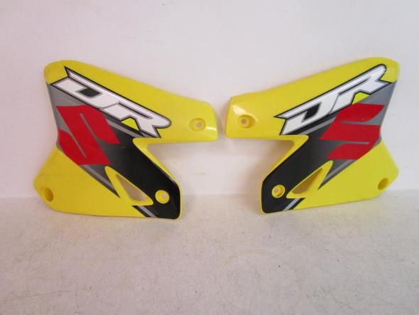 00-01 Suzuki DRZ DR Z 400 Left Right Radiator Shrouds 17761-29F00-30H 2000-2001
