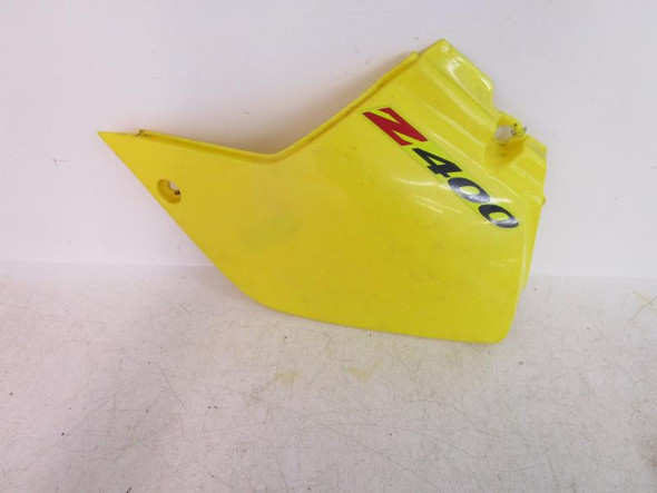 01-02 Suzuki DRZ DR Z 400 Left Side Cover Panel 47211-29F10-YU1 2001-2002