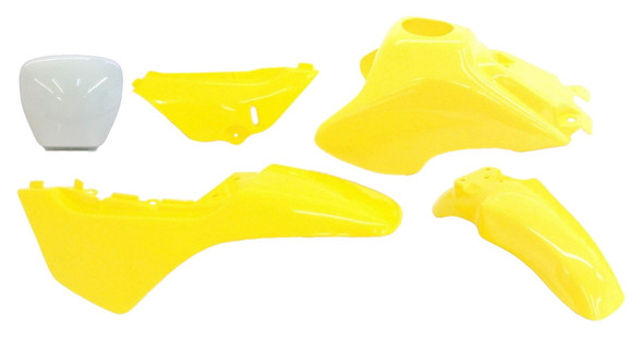 OEM Suzuki JR50 JR 50 Plastics Front Rear Fender Tank Cover Number Plate Yellow