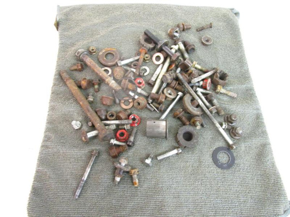 83 Honda ATC 200 E Big Red Misc Frame Chassis Engine Hardware 1982-1983