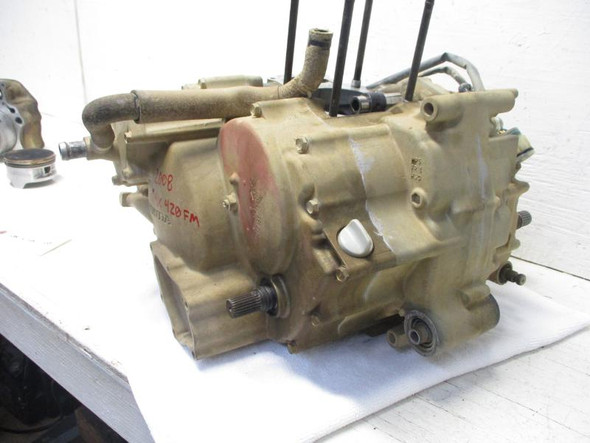 08 Honda TRX 420 FM Rancher Bottom End Cases Crank Transmission 2007-2008