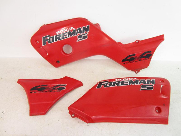02 Honda TRX 450 FM Foreman Side Covers Left Right 83500-HM7-A00ZC 1996-2004