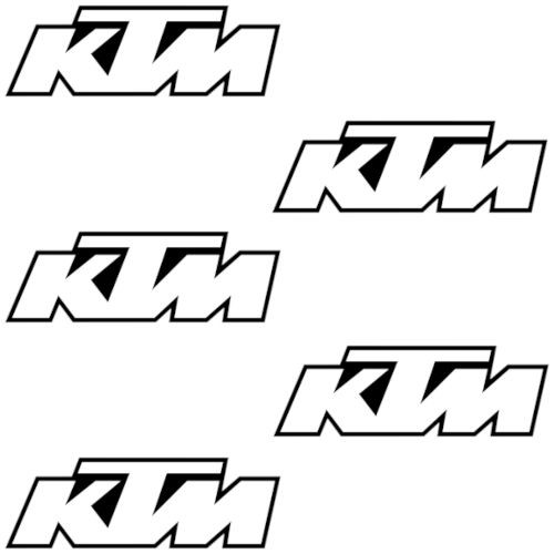 Factory Effex 5pk KTM Stickers 19-90500