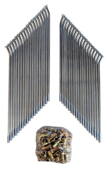 CRU Motorcycle Dirt Bike 36 Hole Spoke Set  8 Gauge x 160 15 Degree Angle