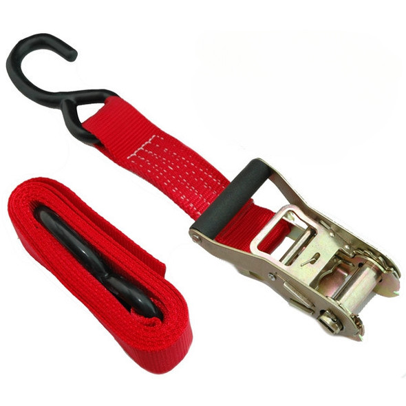 Armor Tech Motorcycle ATV Tie Down Straps Ratchet Straps 4500lb Red Pair