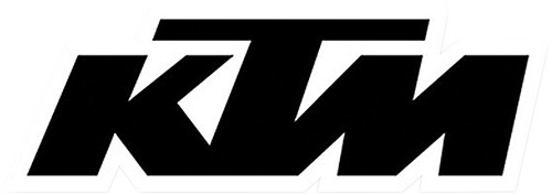 Factory Effex 12in KTM Sticker Black 19-94552