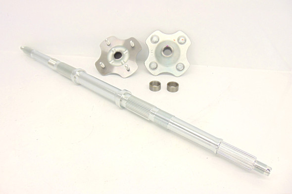 88-92 for Honda TRX 300 Fourtrax 2x4 4x4 Axle 2 Rear Wheel Hubs w/ Spacers 4/110