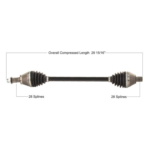 Tytaneum Rear Left Right HD CV Axle POL-6087HD