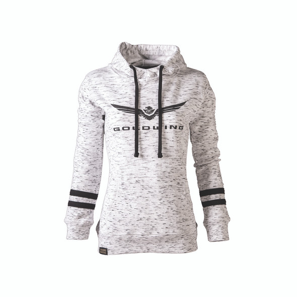 Factory Effex Honda Gold Wing Bold Women's Pullover Hoodie Black/White