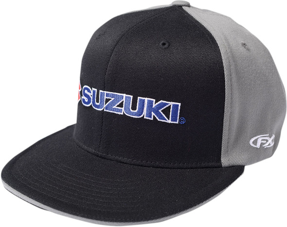 Factory Effex Suzuki Team Flex-Style Hat Gray/Black