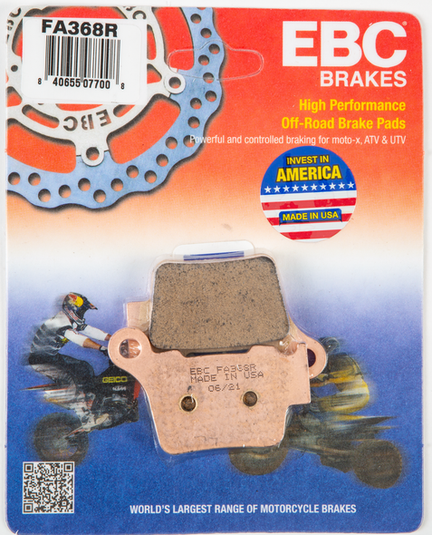 EBC Brake Pads Rear KTM SX525 XC525 EXC-R530 EXC530 XCR-W530 SMR560 SXC625