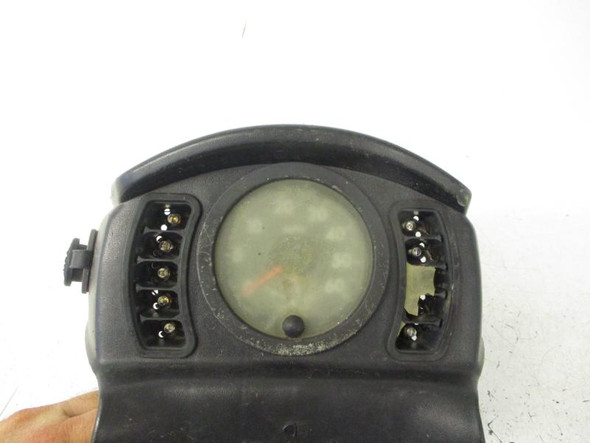 01 Bombardier Traxter 500 Semi Auto Green 7428 Autoshift Speedometer Pod *Bad*