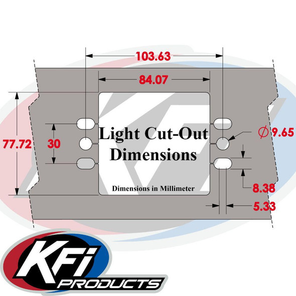 KFI Rear Formed Bumper 102135 for Honda Pioneer 520 2021-2023