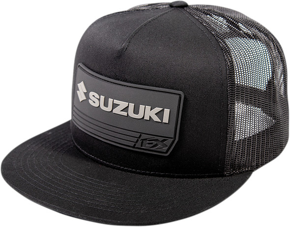 FX Suzuki 2021 Racewear Snapback Mesh Hat Black 24-86410