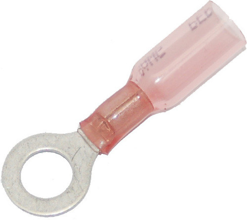 Heat Sealable 22-18 Gauge 0.25" Ring Terminals 25 pack Namz NIS-19164-0004