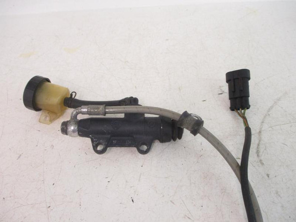 06 Ducati Multistrada 620 Red Rear Brake Caliper Master Cylinder Hose Line 2006
