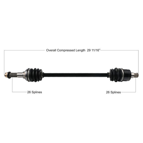 Tytaneum Front Left Right CV Axle KAW-7019