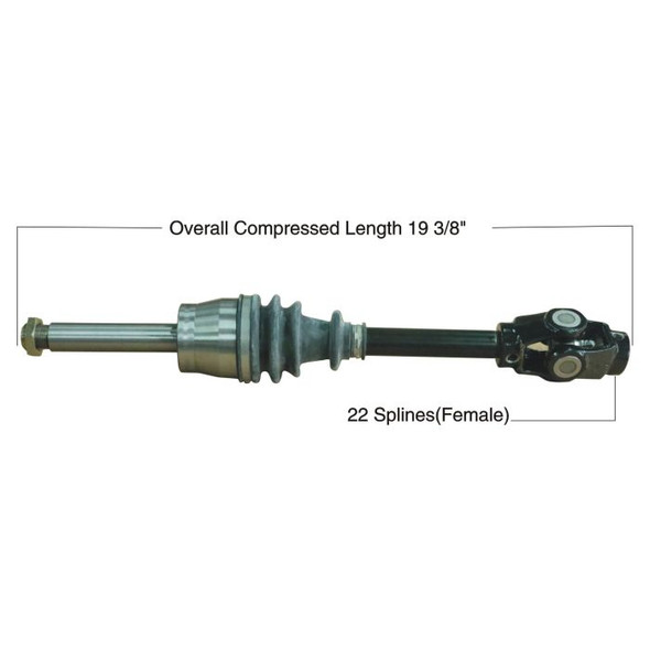 Tytaneum Front Left Right CV Axle 813-0144