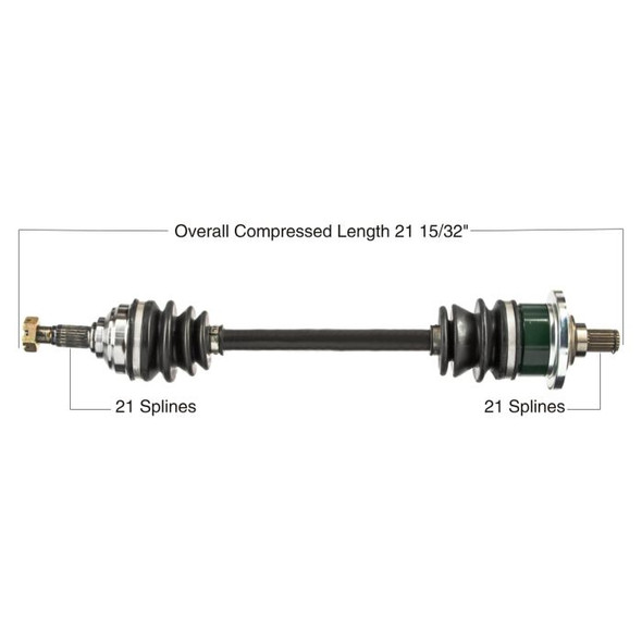 Tytaneum Front Right CV Axle 813-0004 for Arctic Cat 650 Auto 4x4 LE MRP 2004