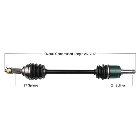 Tytaneum Front Left CV Axle 813-0095