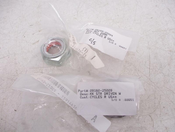 New OEM Suzuki Countershaft Sprocket Nut and Washer 09159-20004 09160-25009