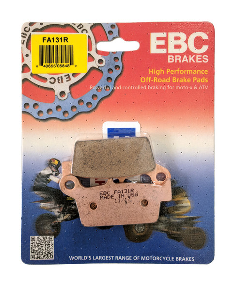 EBC Brake Pads Rear fits Honda 1992-02 CR80 R RB Expert 2003-07 CR85 R RB Expert