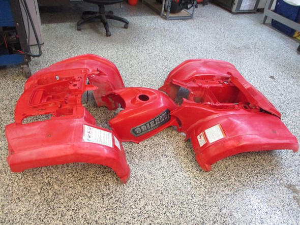 02 Yamaha Grizzly 660 #2 Front Rear Fender 2002-2008