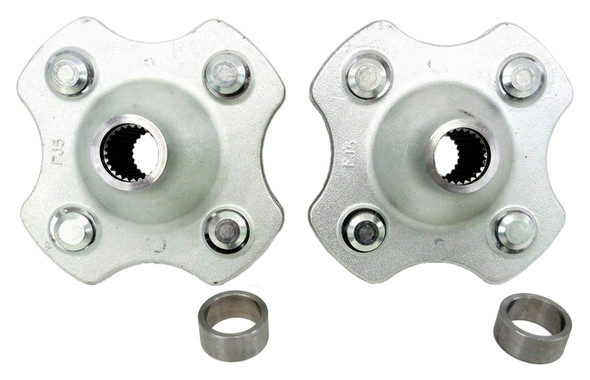 Two 93-00 for Honda Fourtrax TRX300 Rear Axle Wheel Hubs Early Style w/ Spacers